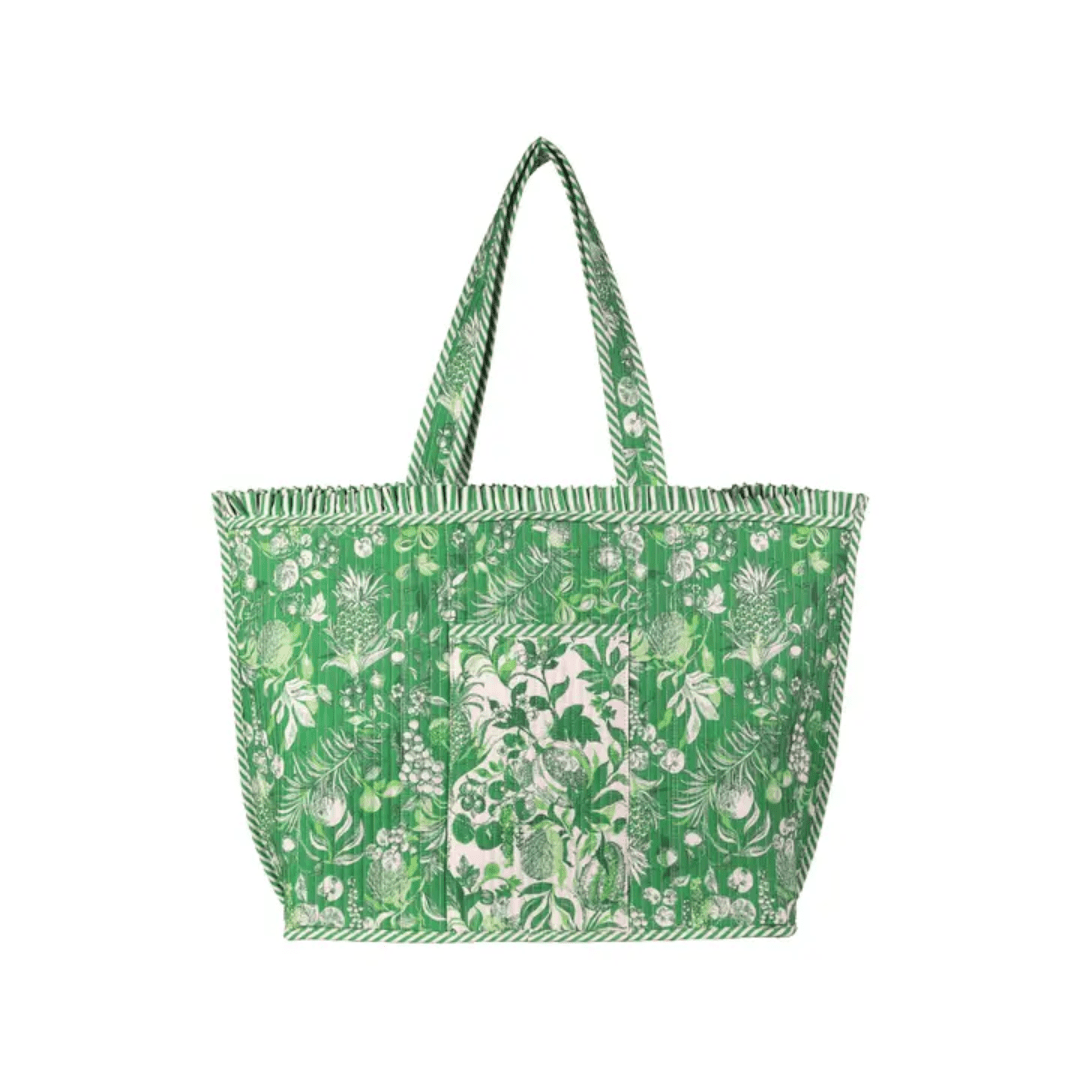 Lilly Pulitzer Quilted Ruffle Tote- Covent Garden - Lifeguard Press