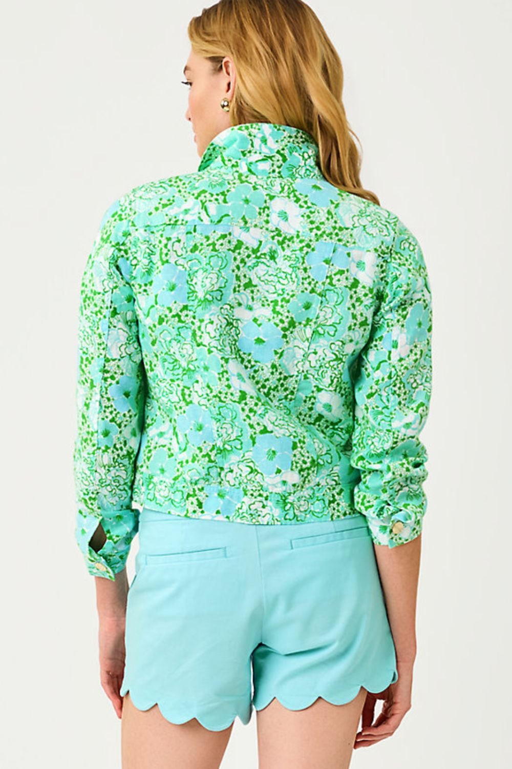 Lilly Pulitzer Seaspray Linen Jacket - Lilly Pulitzer