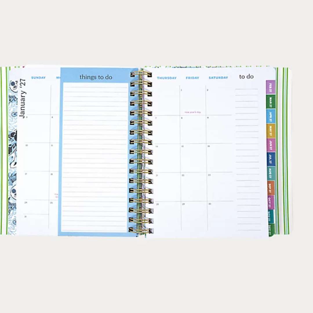 Lilly Pulitzer Soft Cover 17 Month Agenda - Lifeguard Press