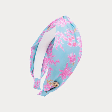 Lilly Pulitzer Twist Knot Headband - Royal Coral - Lifeguard Press