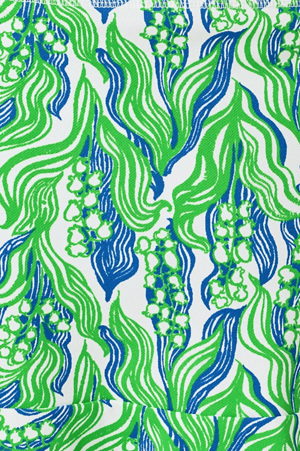 Lilly Pulitzer Zadora High Rise Skort UPF 50+ - Putting Green Lilly Of The Valley - Lilly Pulitzer