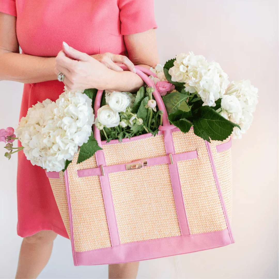 Lisi Lerch Spencer Raffia Tote - Lisi Lerch