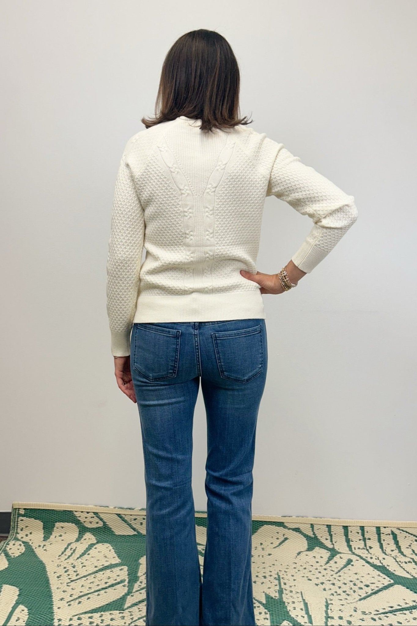 Liverpool Long Sleeve Raglan Sweater - Alabaster - Liverpool