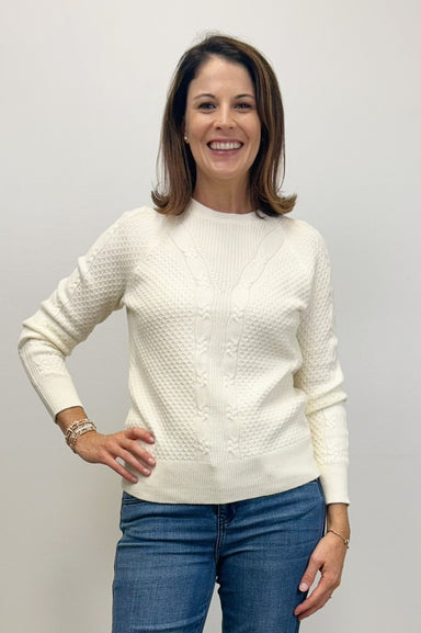 Liverpool Long Sleeve Raglan Sweater - Alabaster - Liverpool