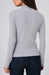 Liverpool Long Sleeve Turtleneck Sweater in Light Heather Grey, view 4