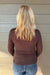 Liverpool Long Sleeve Wrap Neck Top In Java - Liverpool