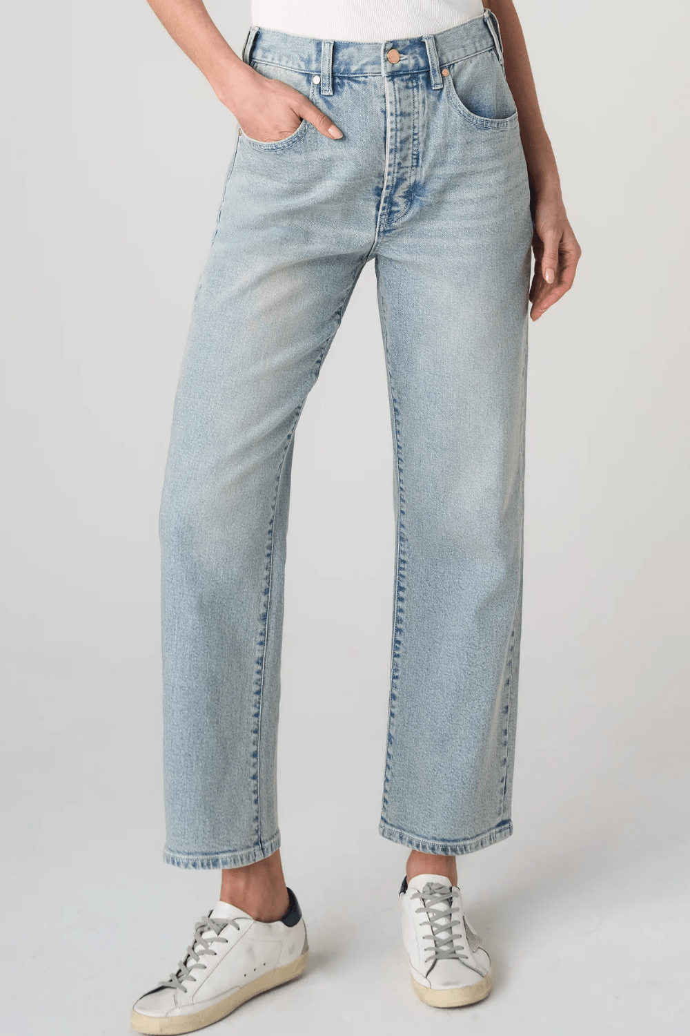 Liverpool Maisie High Rise Vintage Straight Jeans - Prairie Mist - Liverpool