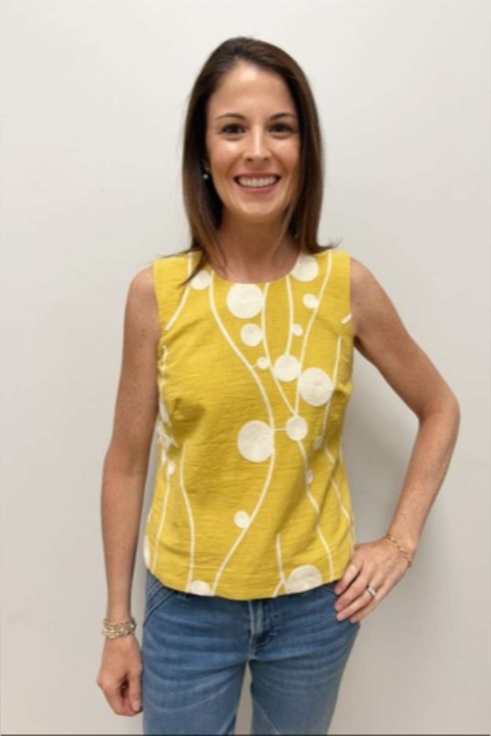 Liverpool Sleeveless Button Back Top - Liverpool