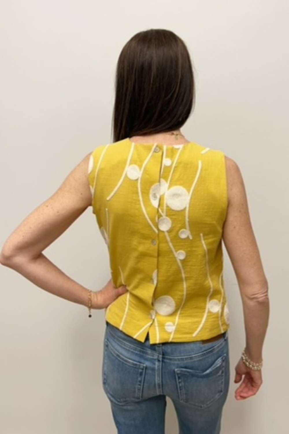 Liverpool Sleeveless Button Back Top - Liverpool