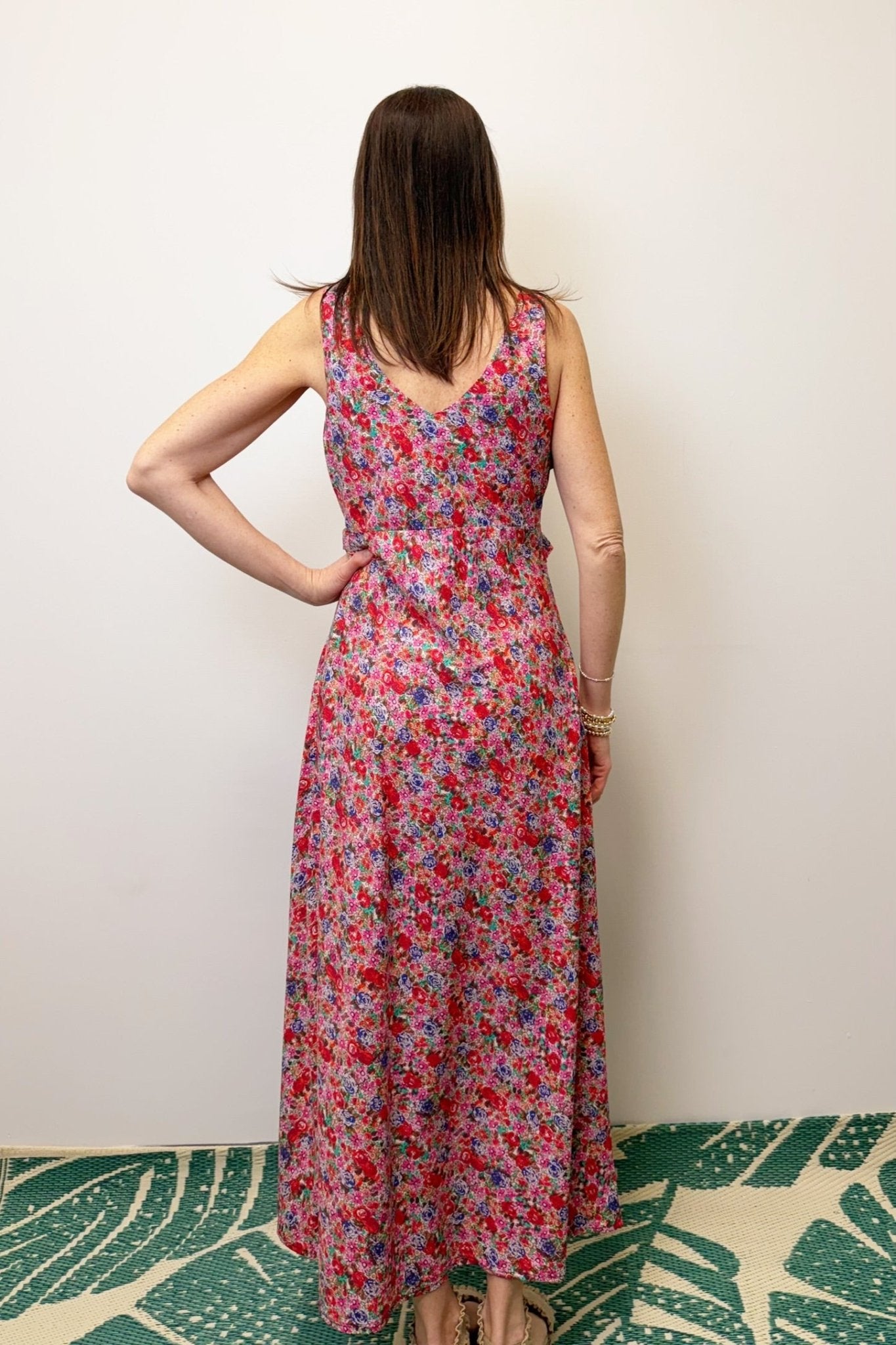 Liverpool Sleeveless Ruffle Front Woven Maxi Dress - Liverpool
