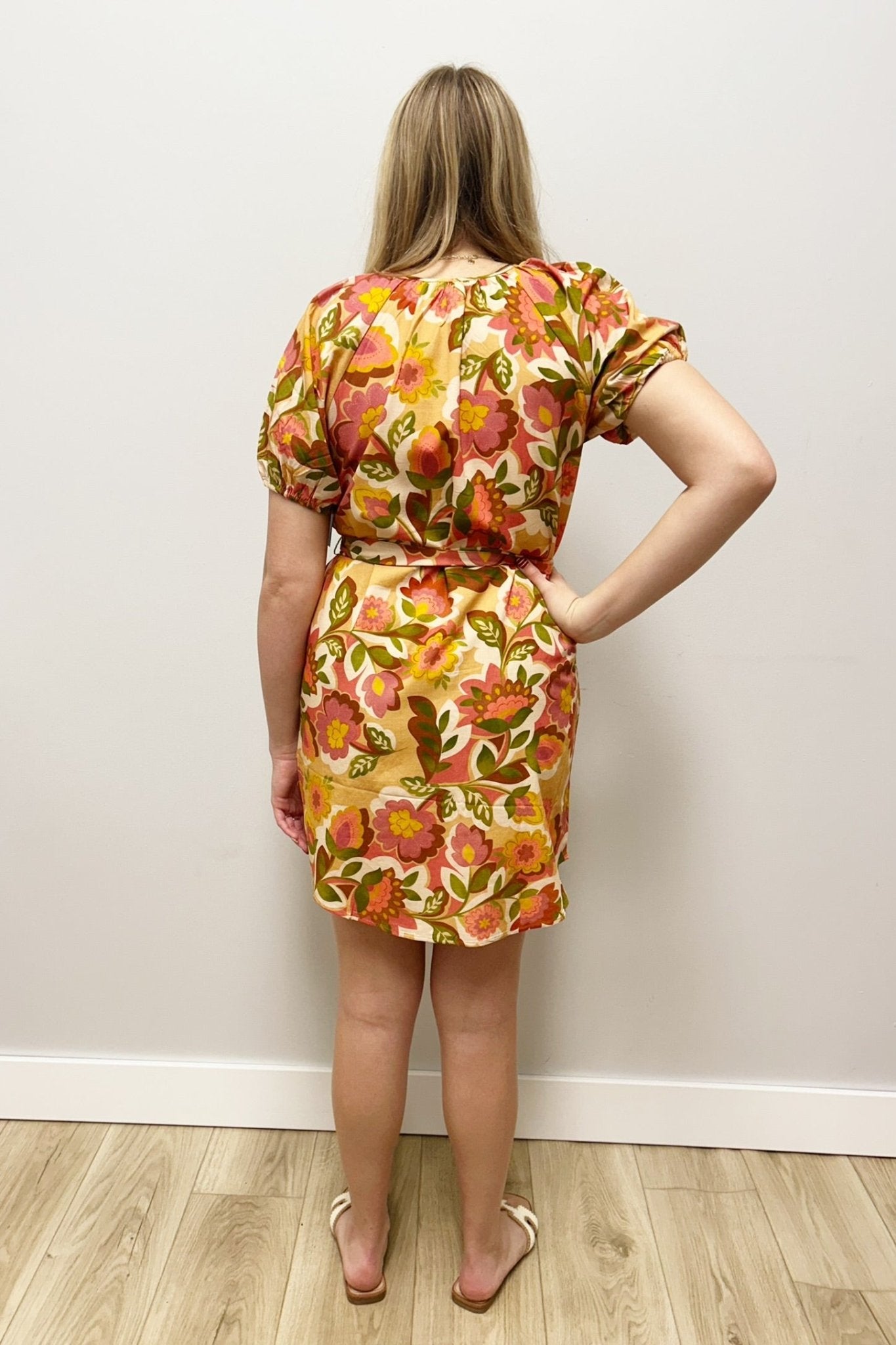 Liverpool SS Shirred Button Front Dress - Liverpool