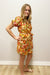 Liverpool SS Shirred Button Front Dress - Liverpool