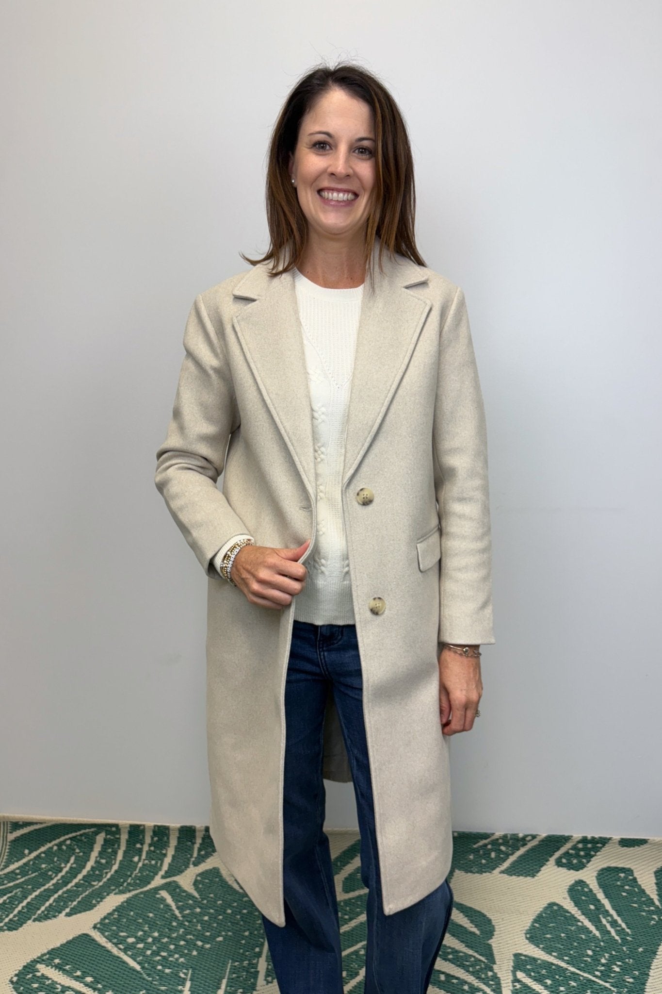 Liverpool Trench Coat & Fooler Hoodie - Oatmeal - Tribal Sportswear