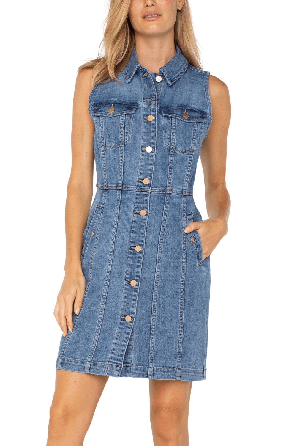 Liverpool Trucker Dress - Ellendale - Liverpool