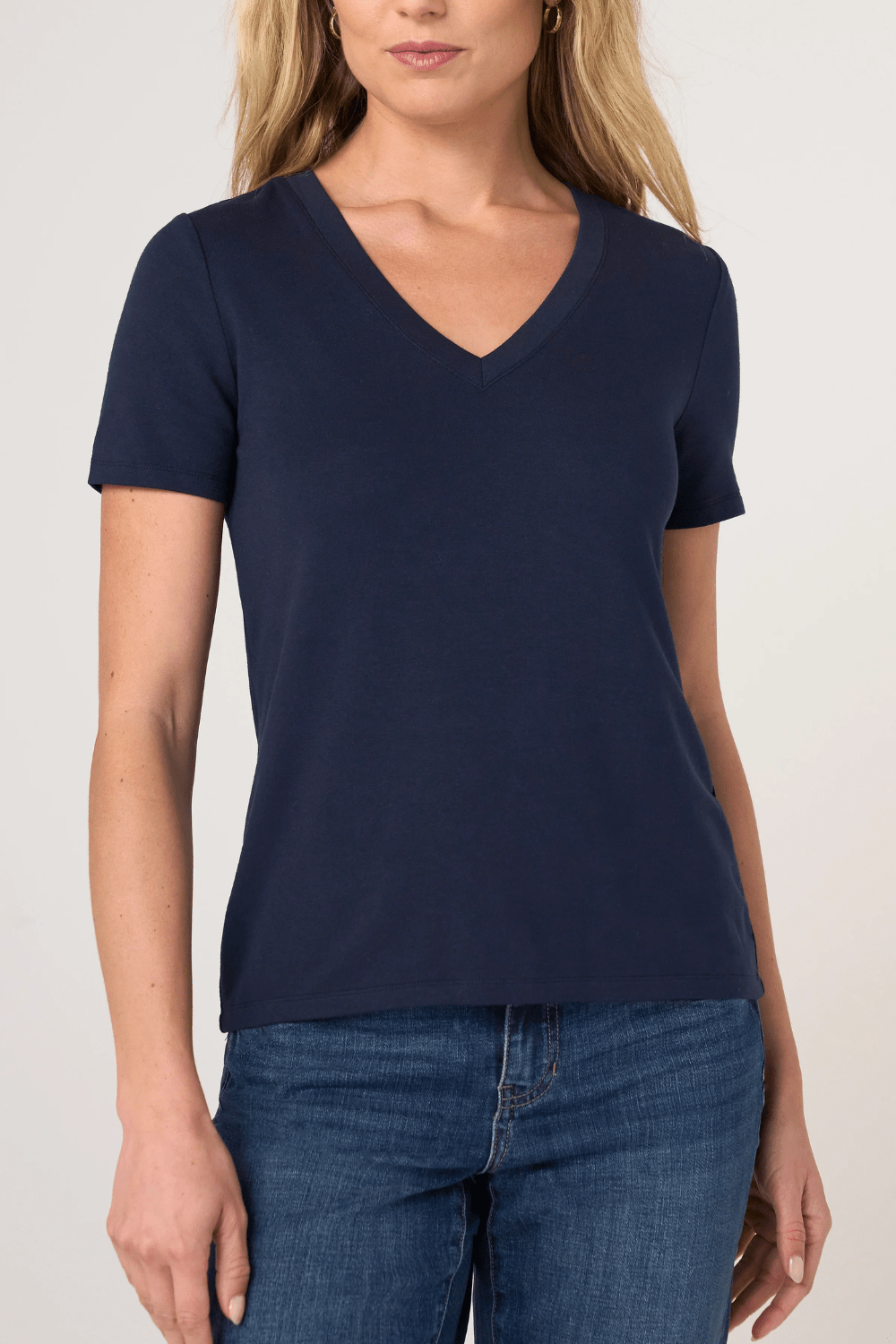 Liverpool V-Neck Tee- Club Navy - Liverpool