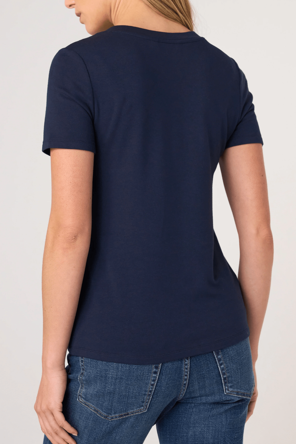 Liverpool V-Neck Tee- Club Navy - Liverpool