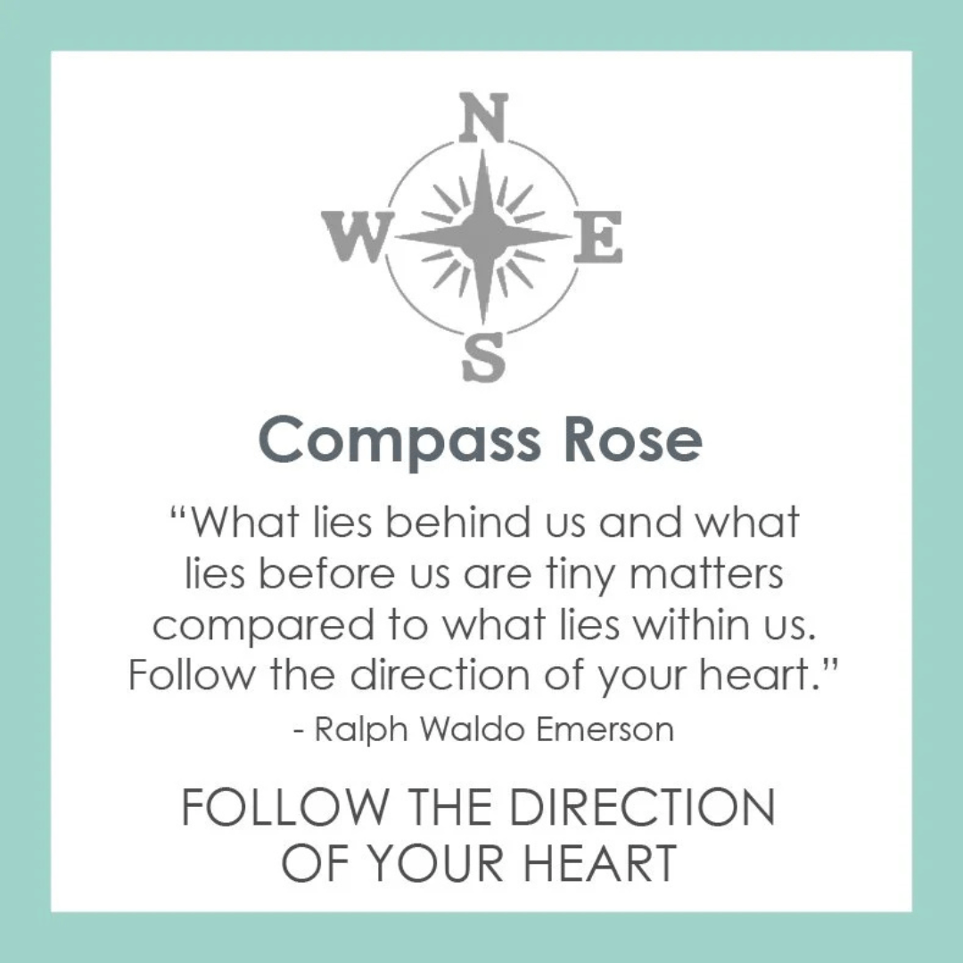 Lola Compass Rose Pendant - Alpine White - Mini - Lola