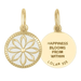 Lola Daisy Pendant - Gold/White - Small - Lola