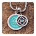 Lola Evil Eye Pendant - Black/Silver - Small - Lola