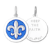 Lola Fleur De Lis Pendant - Periwinkle - Small - Lola