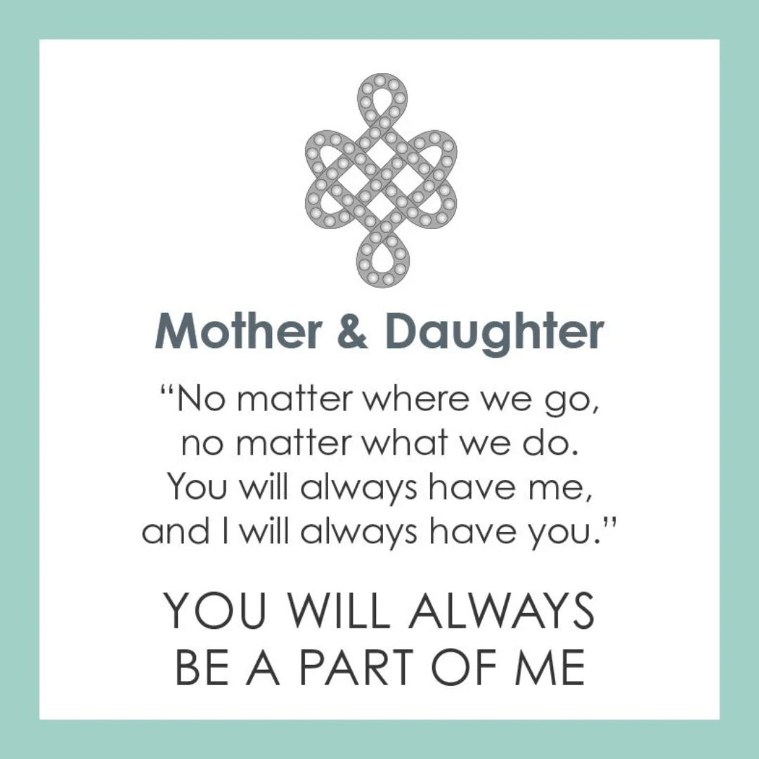 Lola Mother & Daughter Pendant - Gold/Alpine White - Lola