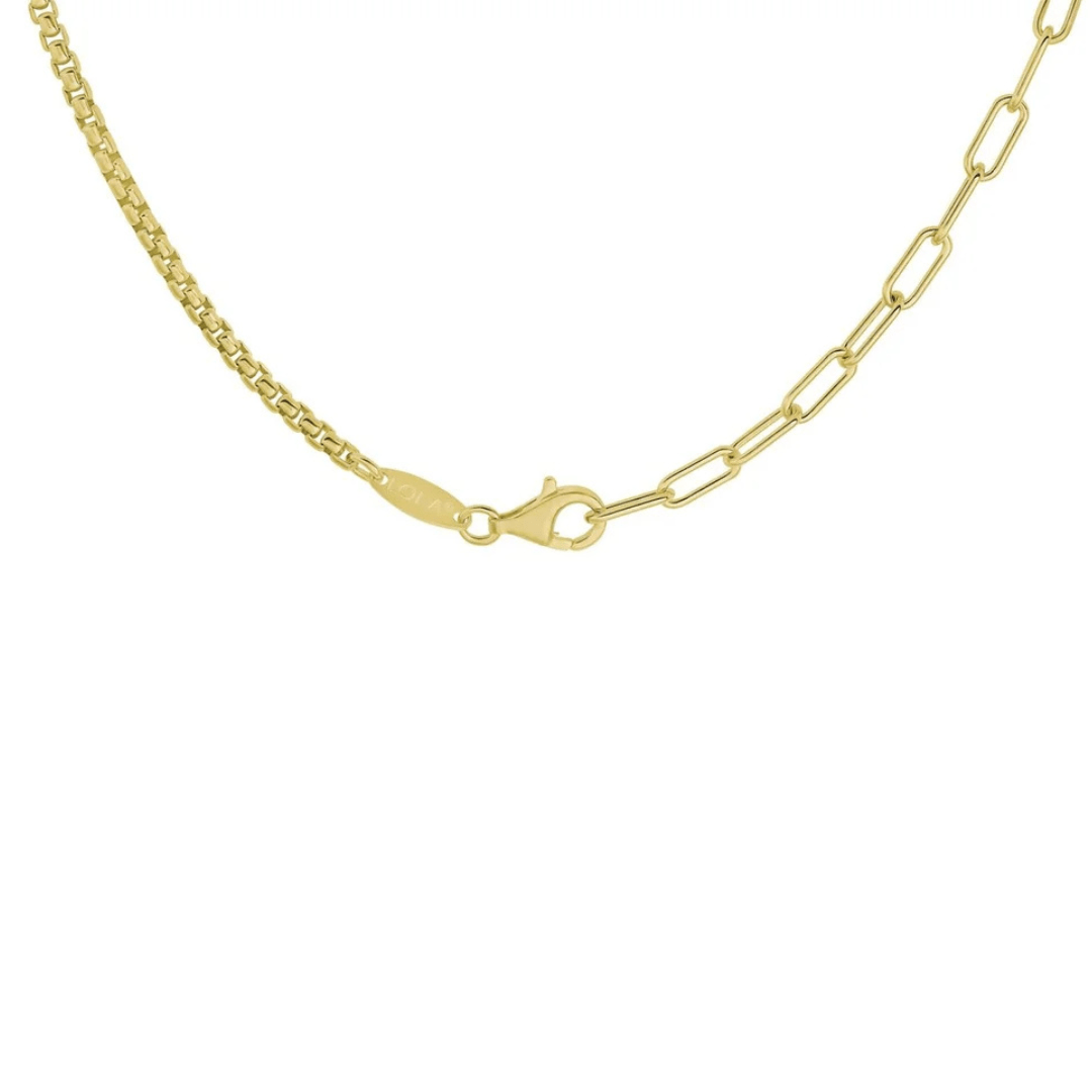 Lola Oval & Rounded Split Chain - Gold - Lola