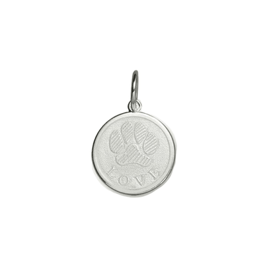 Lola Paw Print Pendant - Alpine White - Lola