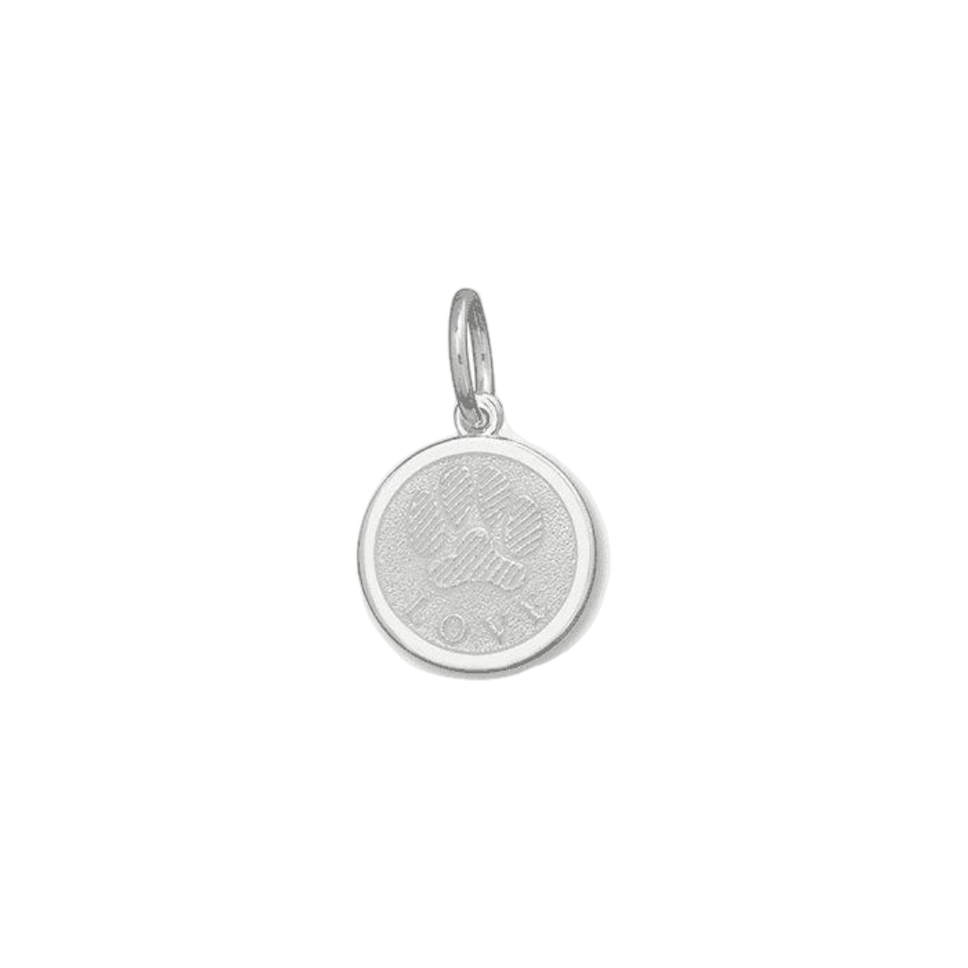 Lola Paw Print Pendant - Alpine White - Lola