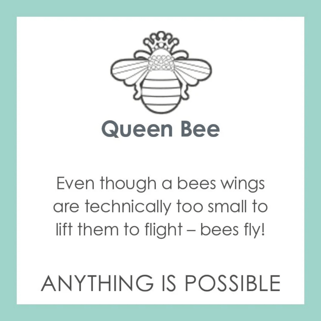 Lola Queen Bee Pendant - Gold/Black - Lola