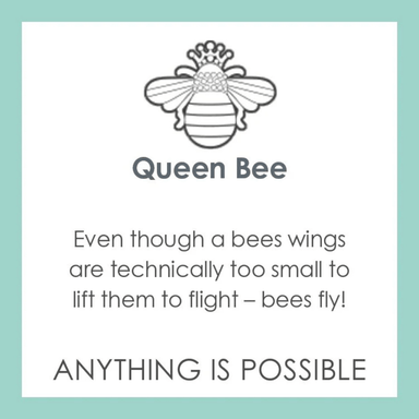 Lola Queen Bee Pendant - Gold/Black - Lola