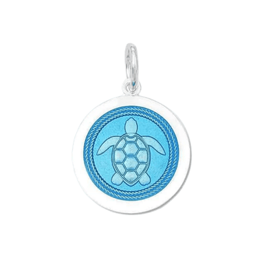 LOLA Sea Turtle Pendant - Light Blue - Mini - Lola