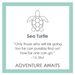 LOLA Sea Turtle Pendant - Light Blue - Small - Lola