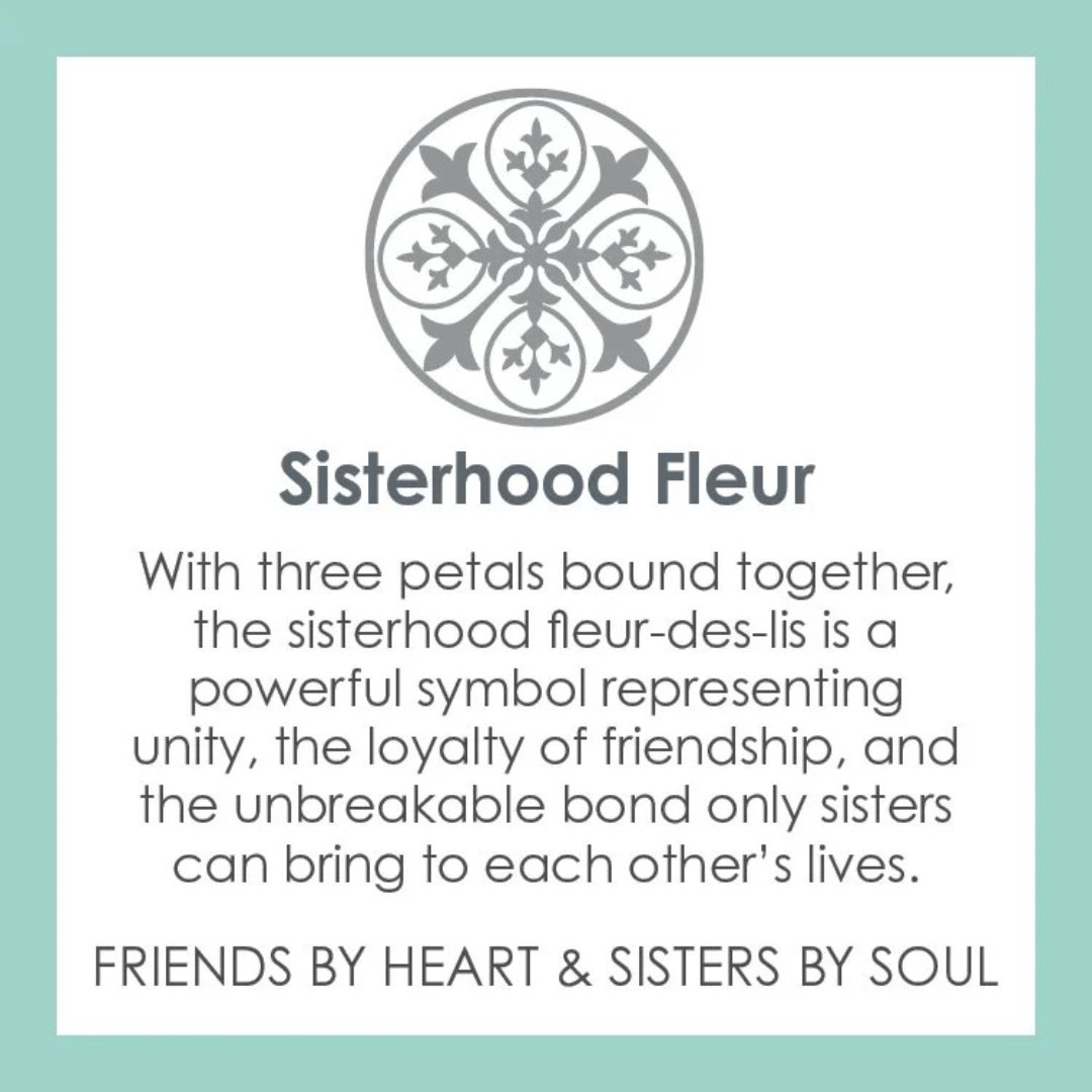 Lola Sisterhood Fleur Pendant - Gold/Alpine White - Lola