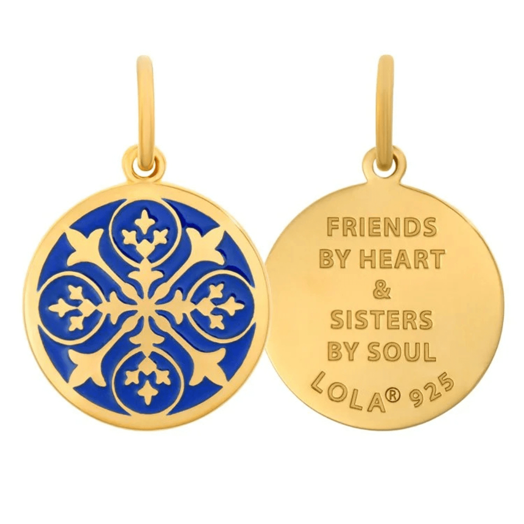 Lola Sisterhood Fleur Pendant - Gold/Alpine White - Lola