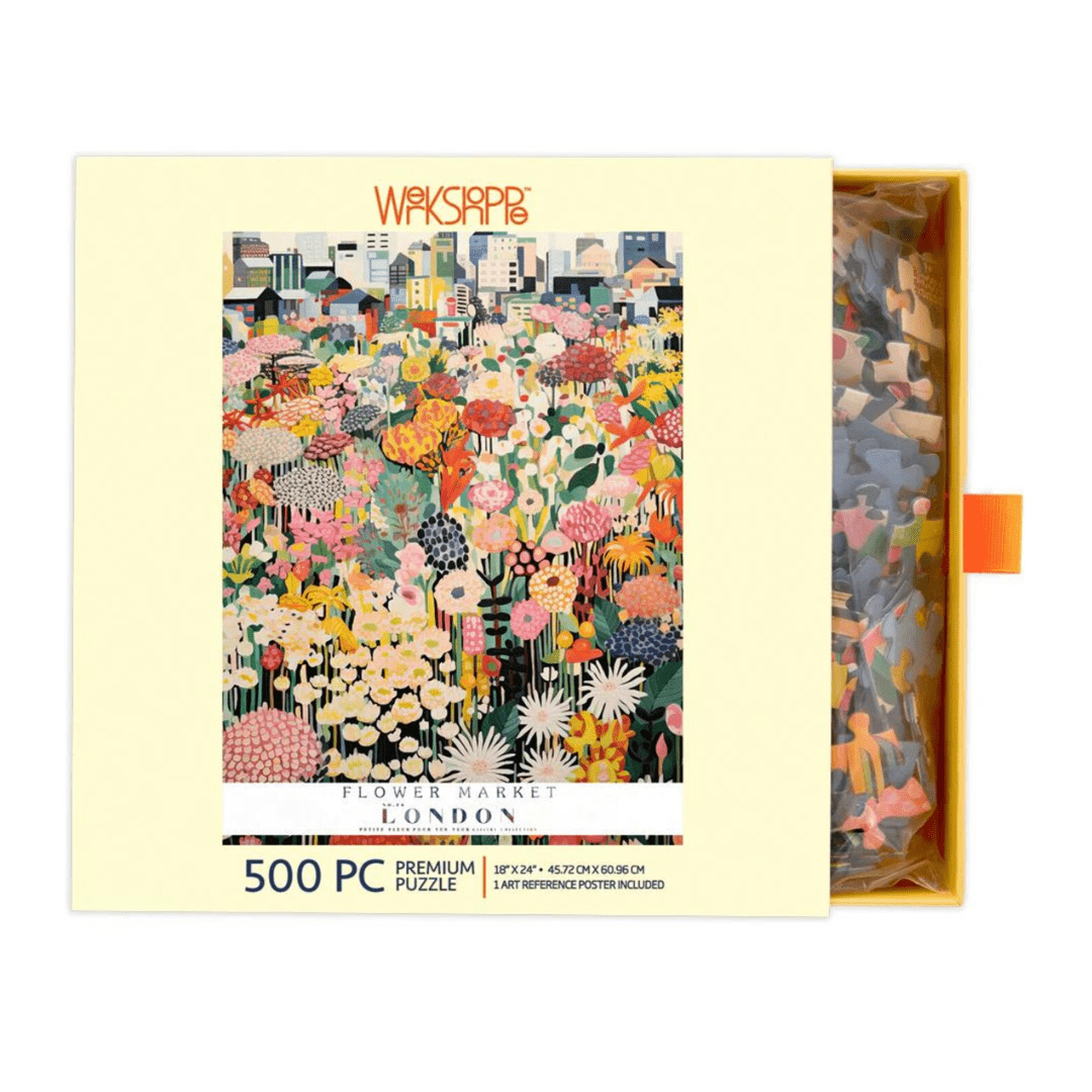 London Flower Market - Jigsaw Puzzle - WerkShoppe