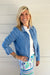 Lulu-B Travel Jacket in Periwinkle - Lulu-B Clothing