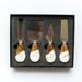 Lynn & Liana Resin Coated Cheese Knife Set - Lynn & Liana