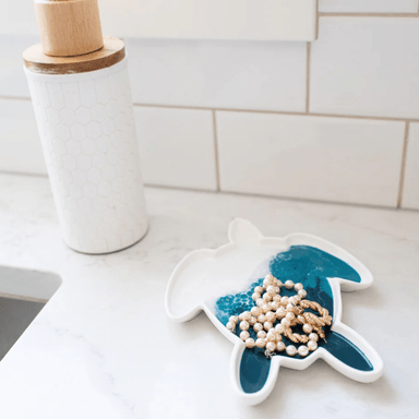 Lynn & Liana Turtle Shaped Ceramic Tray - Ocean Vibes - Lynn & Liana