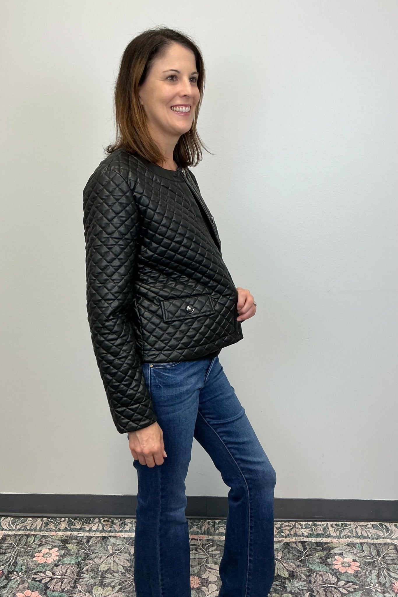 Lysse Aurelle Quilted Vegan Leather Jacket - Lysse