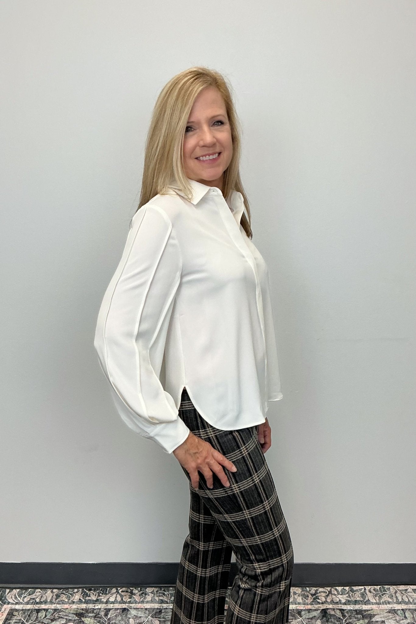 Lysse Ivette Pleated Balloon Sleeve Blouse - Lysse