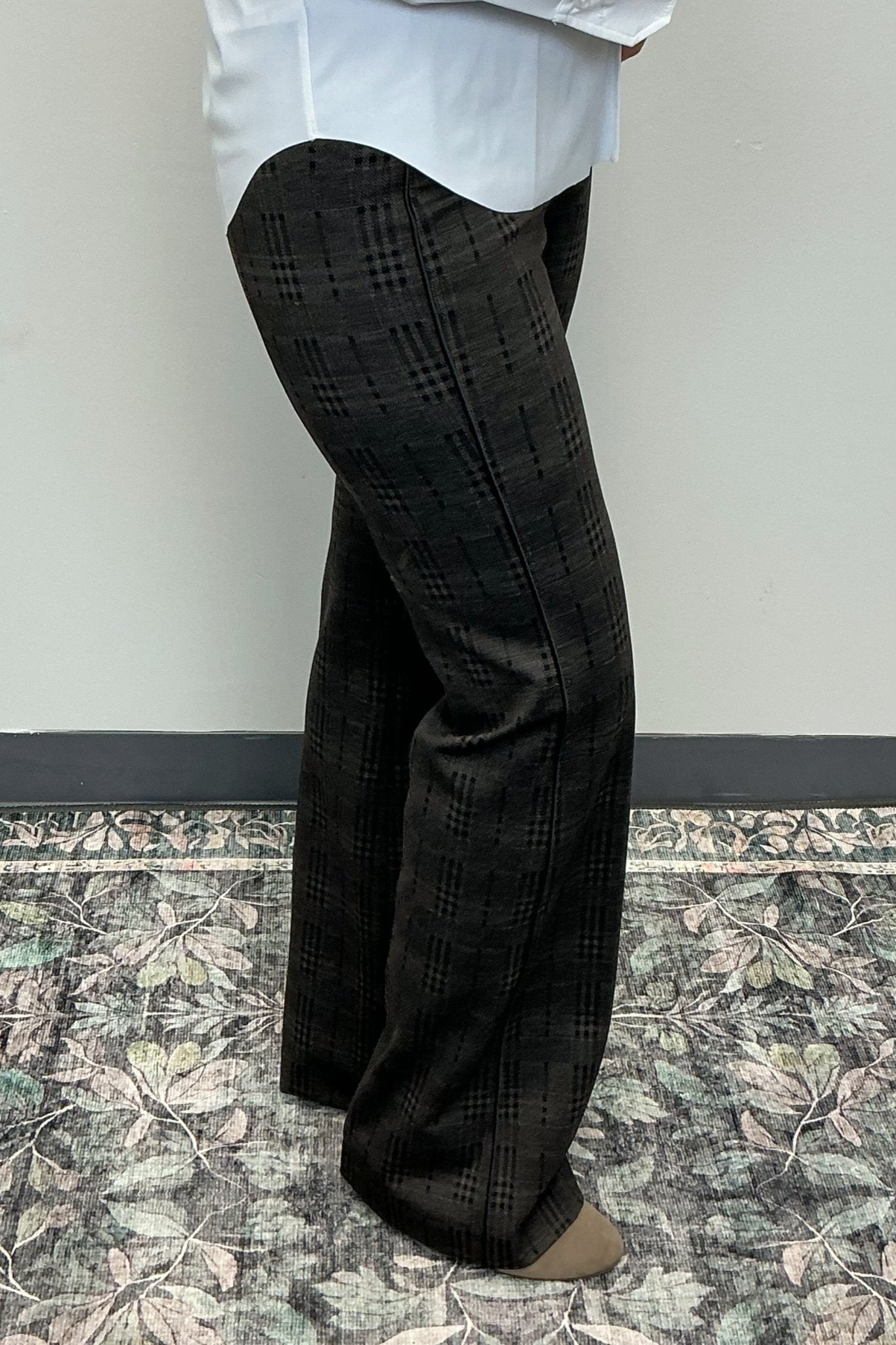 Lysse Pattern Hi Waist Ponte Trouser - Lysse