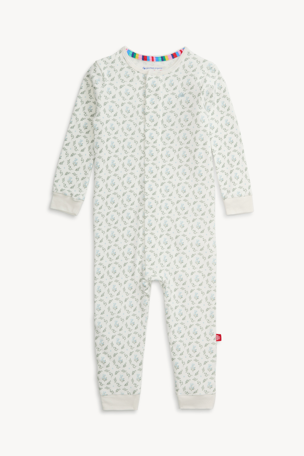 Magnetic Me Organic Cotton Embroidered Coverall - Eloise - Magnetic Me