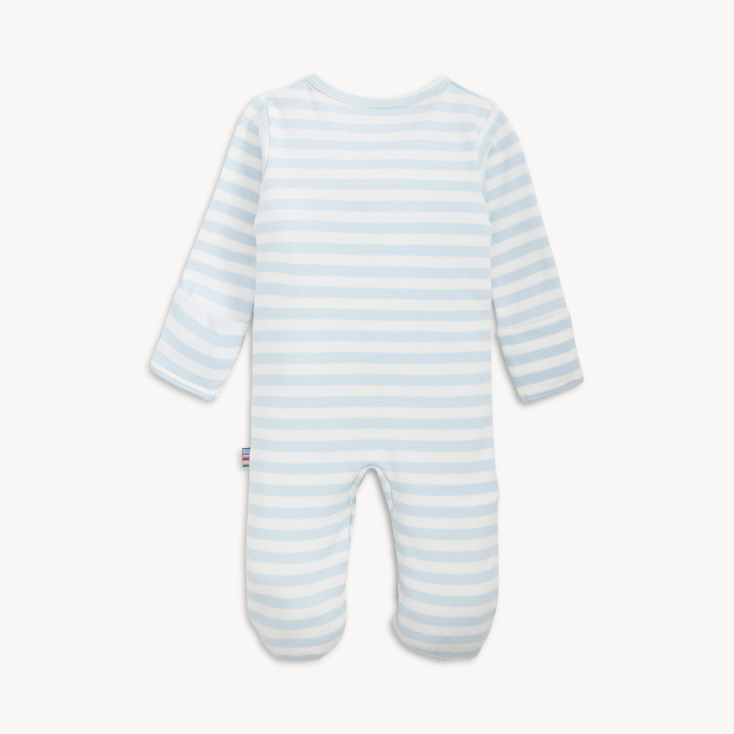 Magnetic Me Organic Cotton Footie Blue Stripe - Magnetic Me