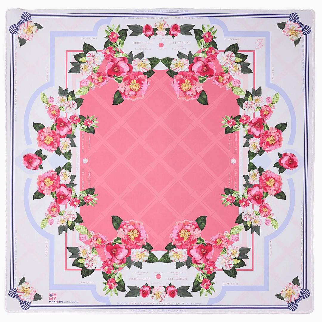 Mahjong Mat - Camellia - Oh My Mahjong