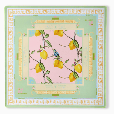 Mahjong Mat - Citrus Songbird - Oh My Mahjong