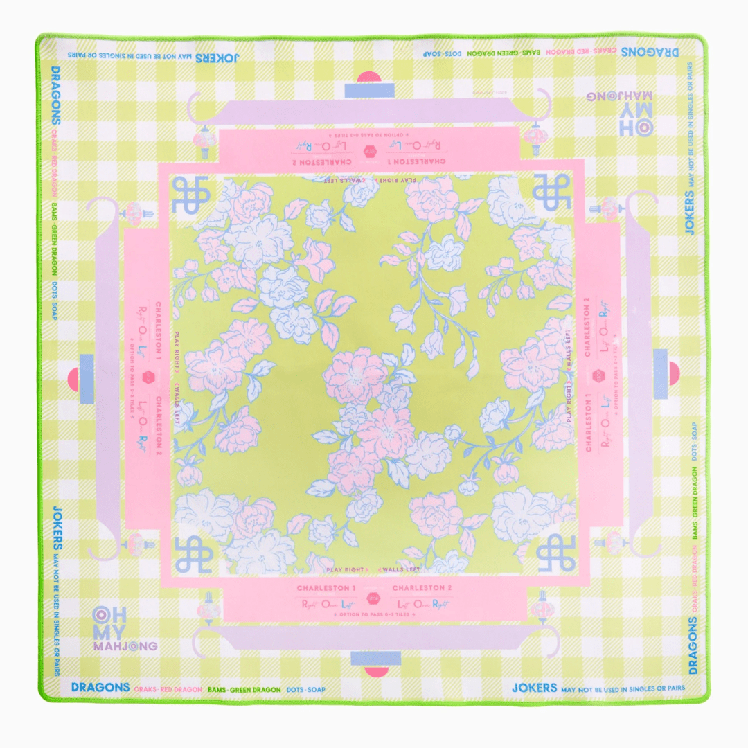 Mahjong Mat - Garden Party - Oh My Mahjong