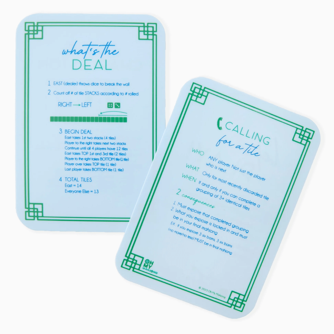 Mahjong Shufflers - Light Blue - Oh My Mahjong