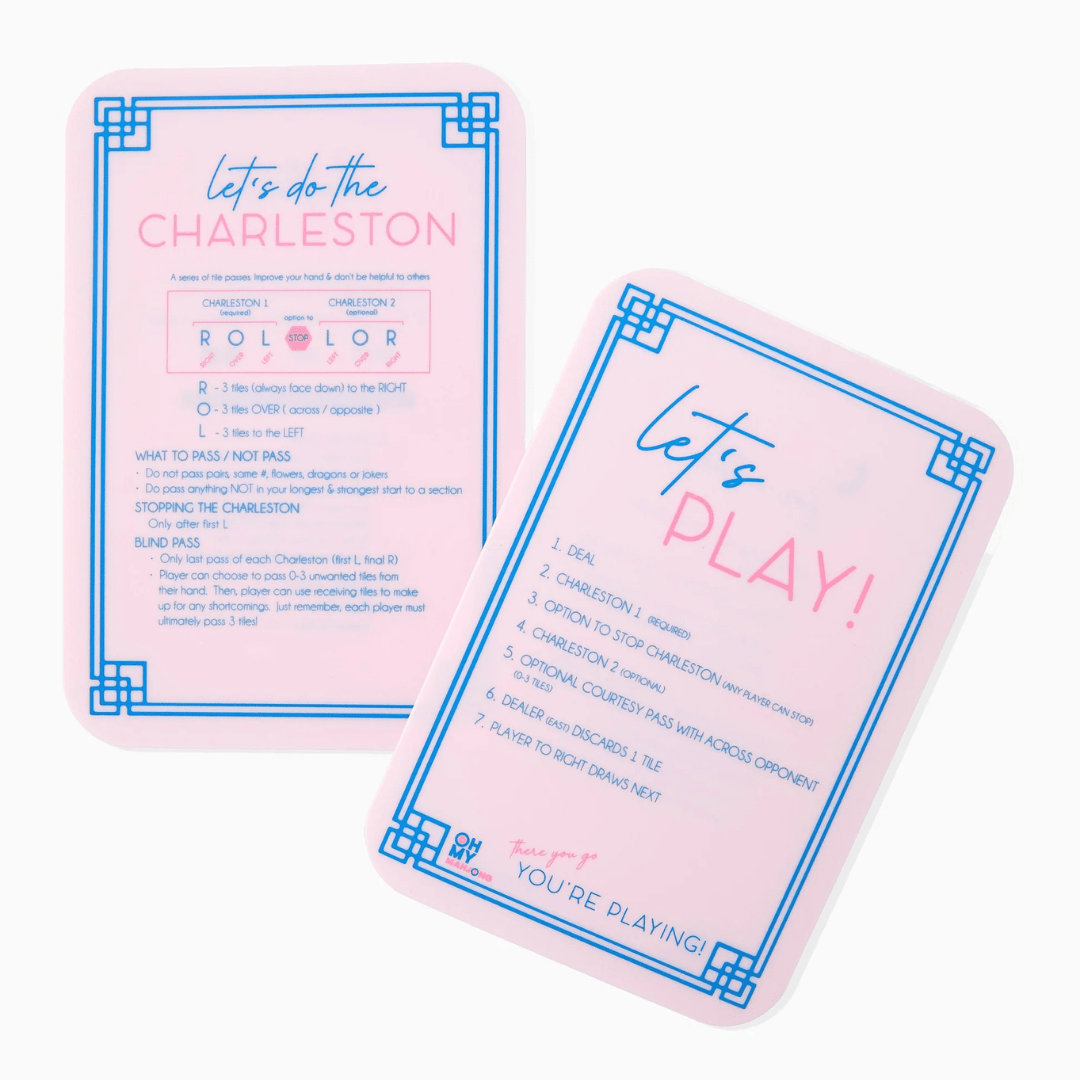 Mahjong Shufflers - Light Pink - Oh My Mahjong