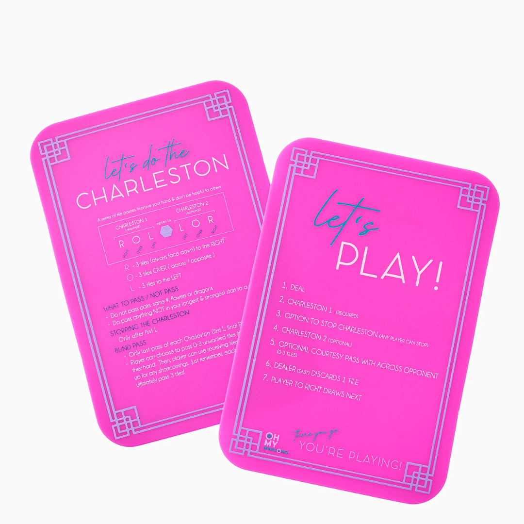 Mahjong Shufflers - Pink - Oh My Mahjong