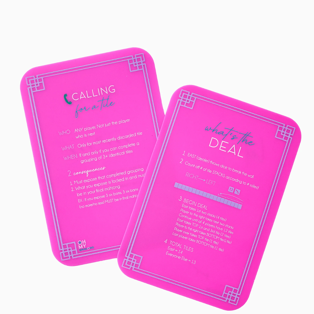 Mahjong Shufflers - Pink - Oh My Mahjong